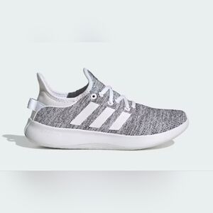Adidas Gray and White Sneakers